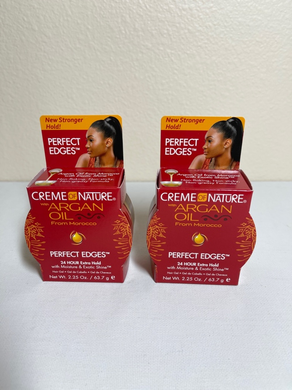 Creme of Nature Perfect Edges Argan Oil Edge Control - lot of 2